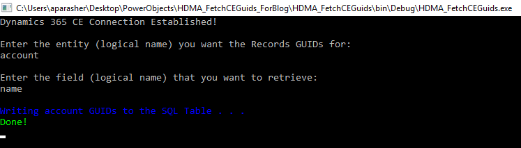 cmd display
