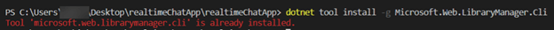 Chat Web App with ASP.NET