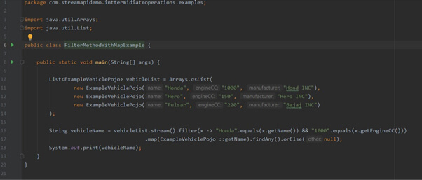 Stream API in JDK