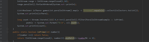 Stream API in JDK
