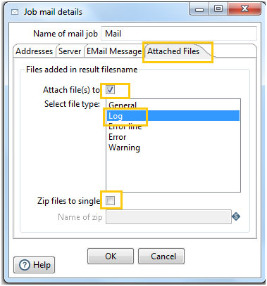 job mail details