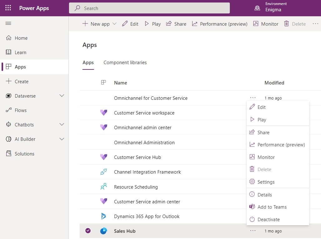 model driven app 1