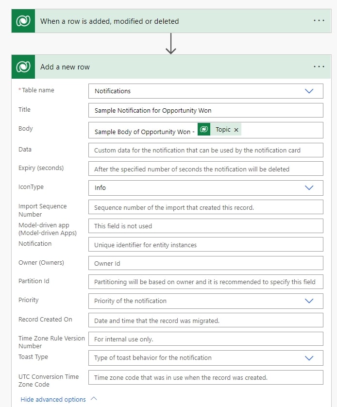 model driven app 7