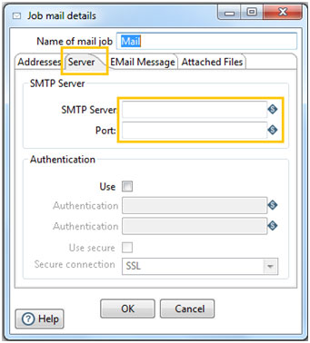 server tab